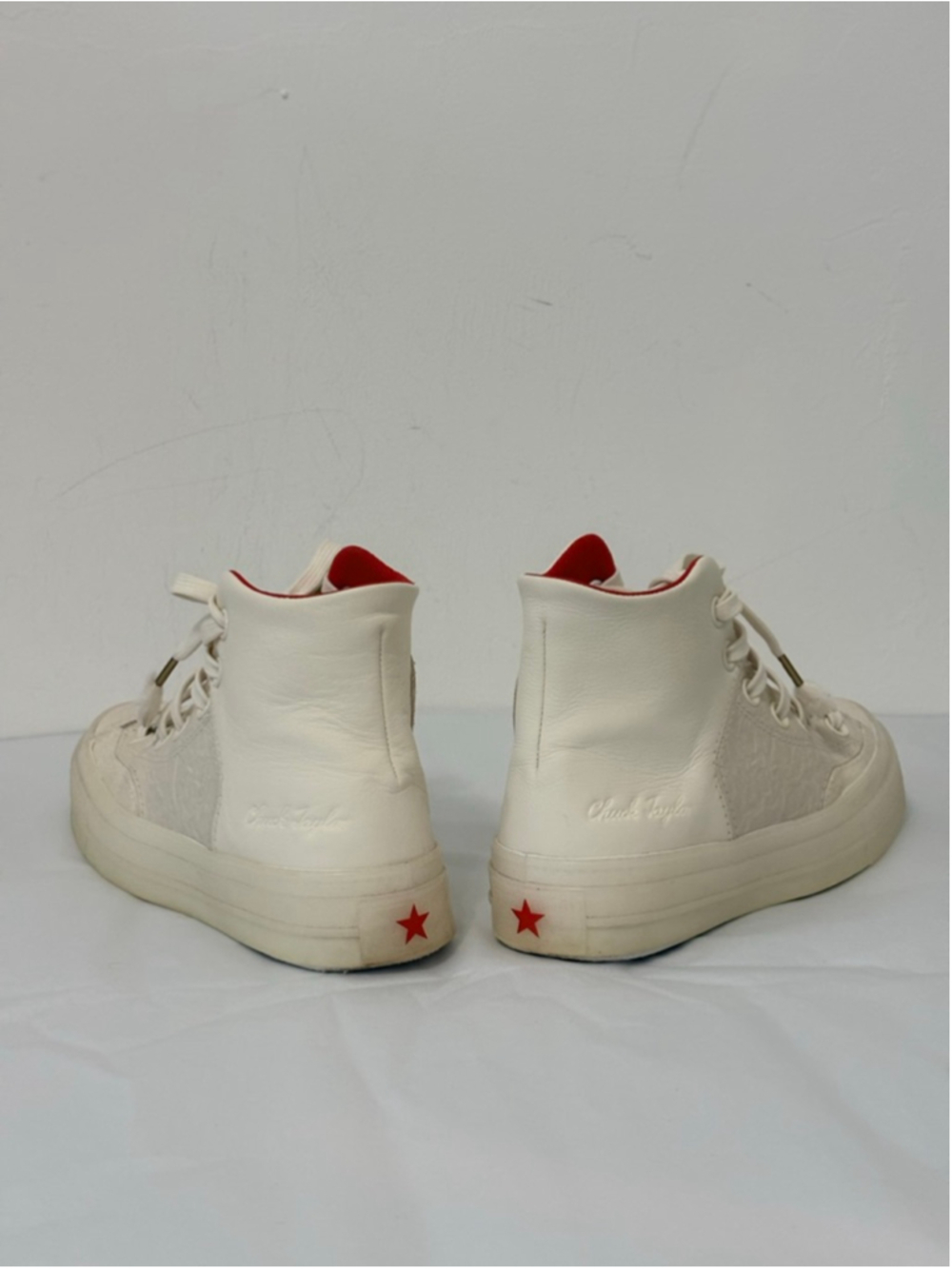 Converse Chuck 70 Marquis Year of the Rabbit Sneakers Sz 5 Egret/Red/White EUC - Picture 11 of 15